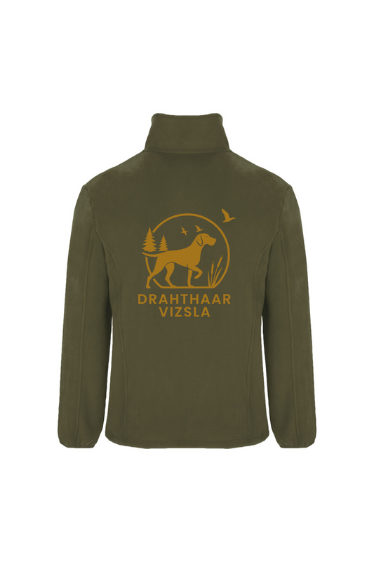 Fleece-Weste Herren mit Kapuze - Drahthaar Vizsla