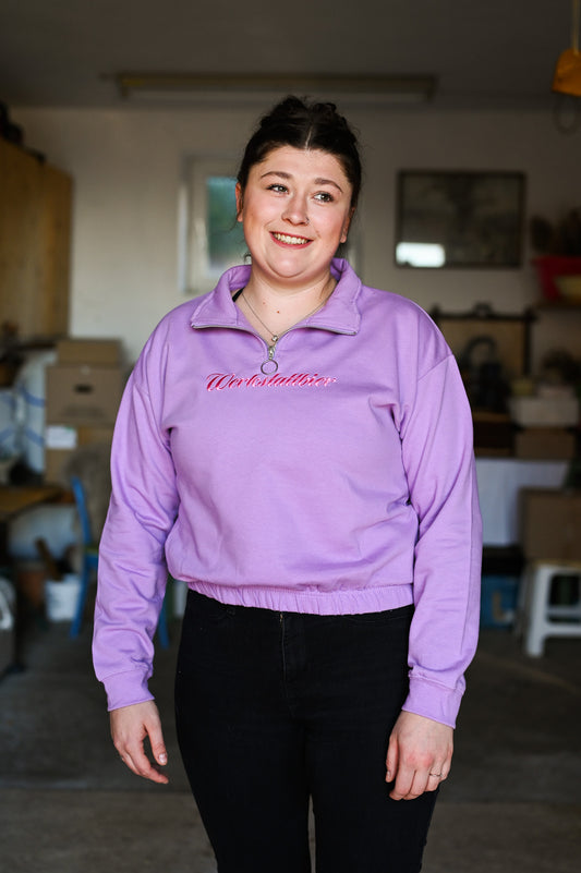 Zippsweater Cropped - Werkstattbier