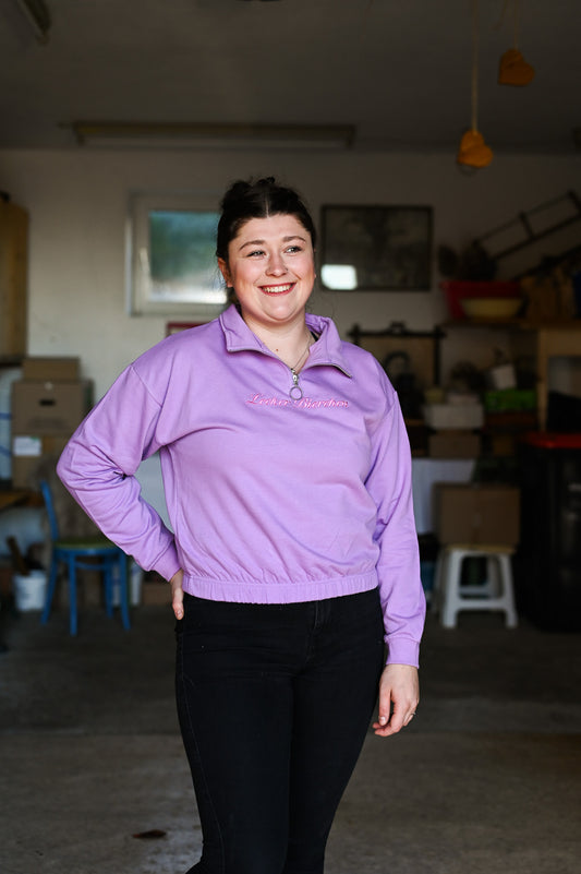 Zippsweater Cropped - Lecker Bierchen