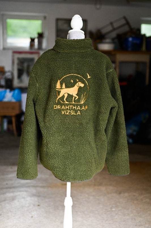 Jacke Teddyfleece - Drahthaar Vizsla Jacke