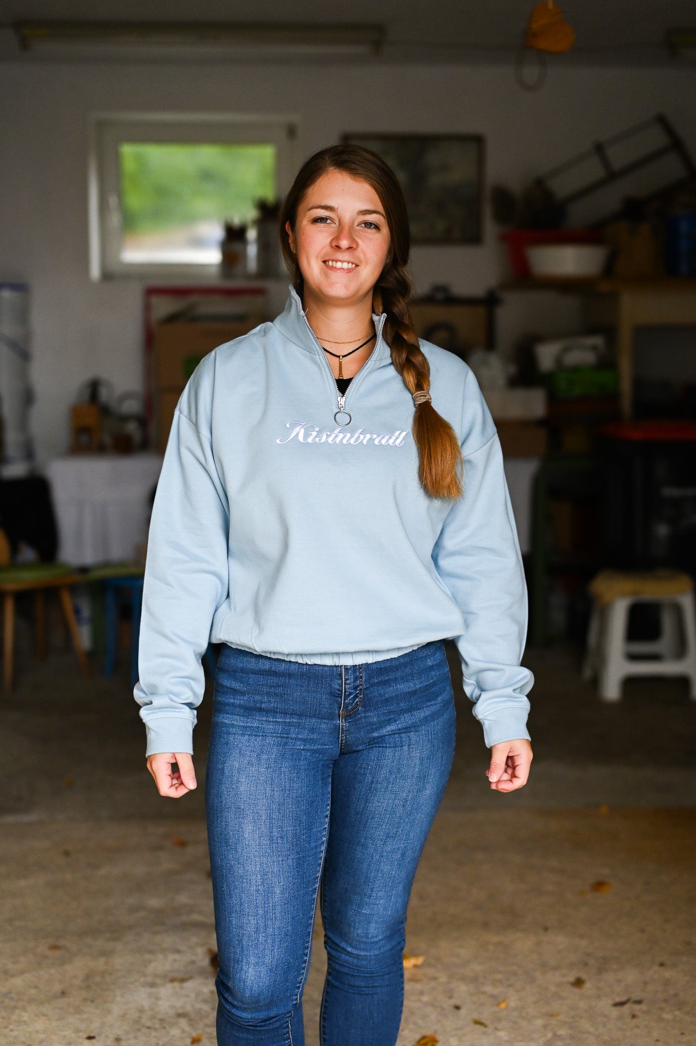 Zippsweater Cropped - Kistnbratl