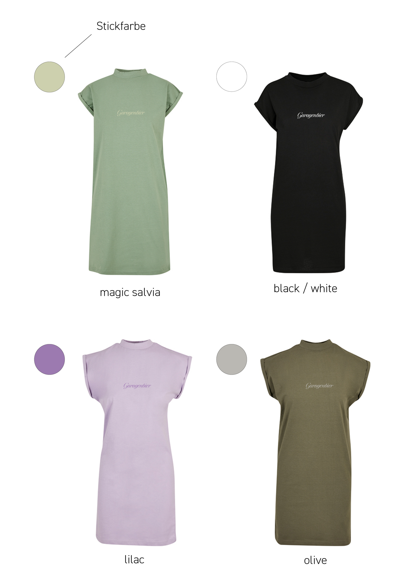 T-Shirt Kleid - Tring ma nu oans?